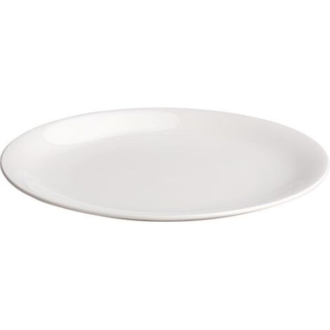 Alessi Agv29/5 All-Time Piatto Da Dessert In Bone China, Set Da 4, Bianco