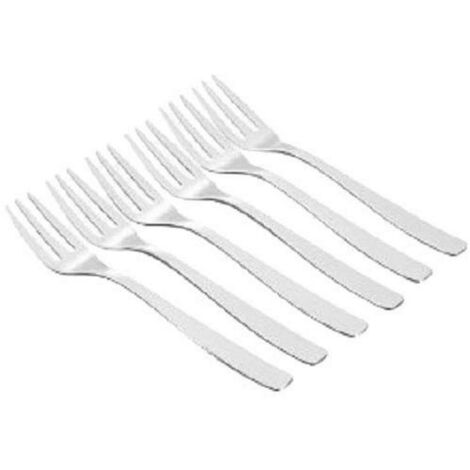 Alessi AJM22/17 KnifeForkSpoon Forchetta da Pesce, in Acciaio Inossidabile 18/10 Lucido, Set da 6