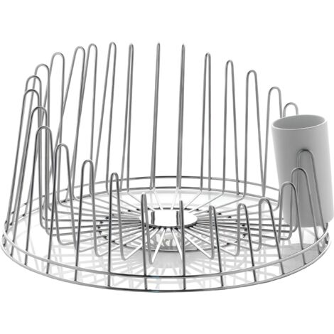 Alessi APD04 A Tempo Scolapiatti, Acciaio Inossidabile 18/10