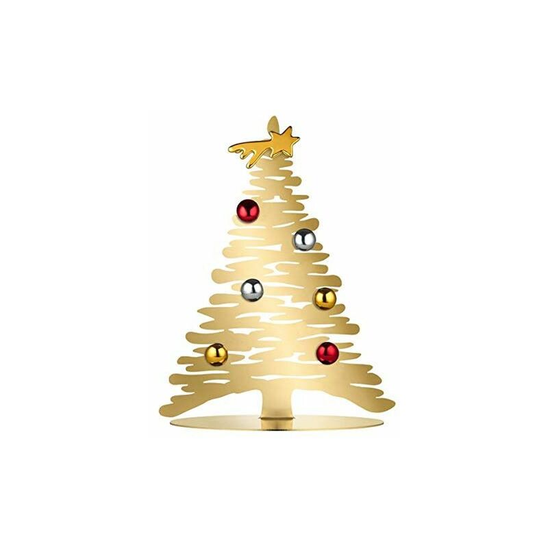 Barktree Christmas Decoration Small 30cm, Gold - Alessi