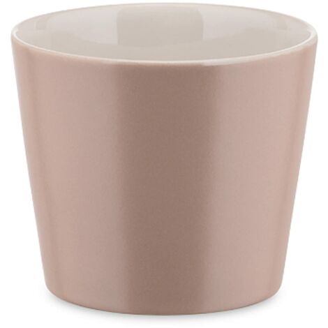 Alessi DC03/41 Le Tonale Bicchiere, Ceramica Stoneware, Light Earth, 4 unità