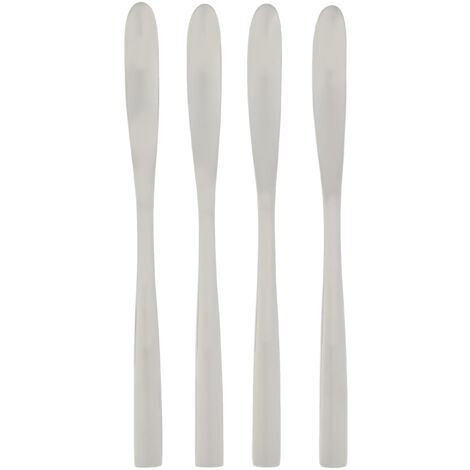 Alessi Dressed Cucchiaio da Latte Macchiato, Acciaio Inossidabile, Argento, 2x24x15 cm, 6 unità