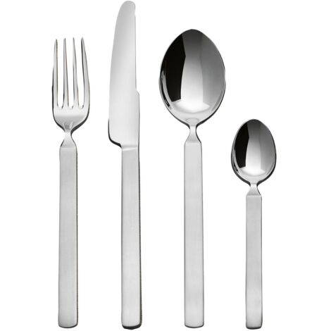 Alessi Dry 4180S24 - Service de Besteck de 18/10 Edelstahl Design, 24 Teile