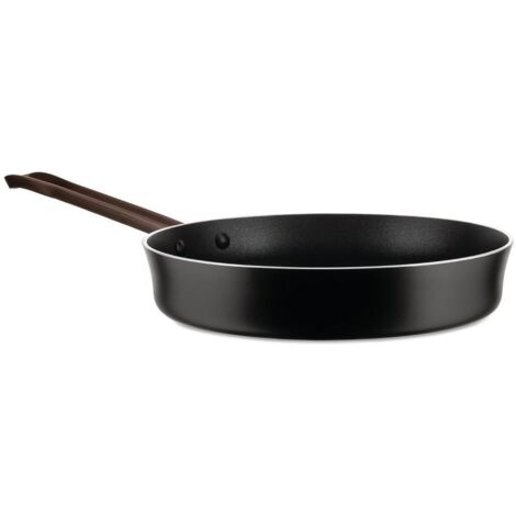 Alessi edo Padella con Manico Lungo, Inossidabile, Acciaio, Marrone, Ø 28