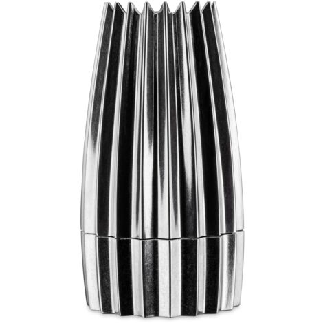 Alessi Grind WAL03 - Grinder de Design pour sel, poivre et épices, fonte d'aluminium, poli