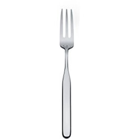 Alessi IS02/17 Collo-alto Set di 6 Forchette da Pesce in Acciaio Inossidabile 18/10, Finitura Lucida