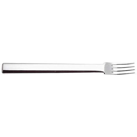 Alessi JH01/5 Rundes Modell Set di 6 Forchette da Frutta in Acciaio Inossidabile 18/10, Finitura Lucida
