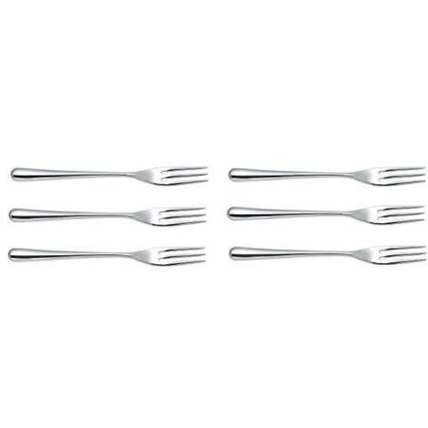 Alessi LCD01/5 Caccia Forchetta da Frutta in Acciaio Lucido, Set da 6