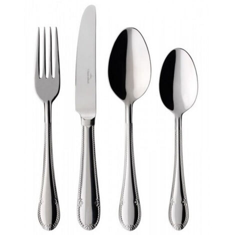 alessi Mademoiselle Set de 24 Couverts en Acier