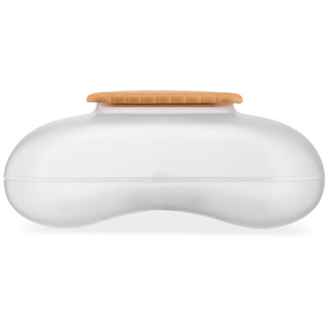 Alessi Mary Biscuit ASG07 I Galletero de Diseño con Tapa, Resina Termoplástica, Blanco (Hielo)