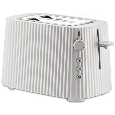 Alessi Plisse 2 Slice Toaster White