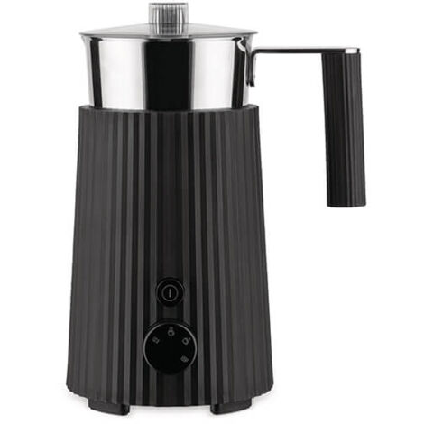 Alessi Plisse Milk Frother Black