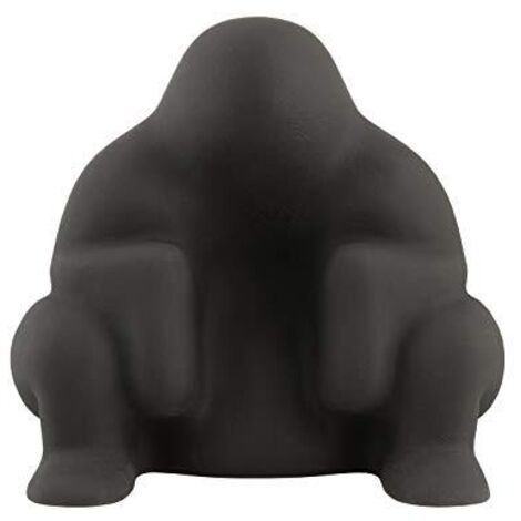 Alessi PS18 B Fermaporta, Resina termoplastica Nero, 19.5 x 21 x 21