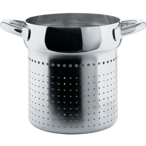 Alessi - SG306 - Mami Cestello traforato per Pasta-set in acciaio inossidabile 18/10 lucido.