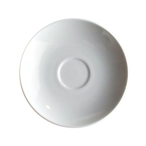 Alessi SG53/77 Mami Sottotazza da caffè in Porcellana Bianca, Set da 6