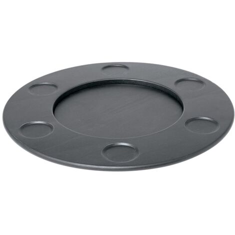 Alessi - SG61 B - Mami Vassoio girevole per fonduta in legno.
