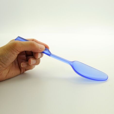 Alessi Sleek Cucchiaio per Barattoli, Blu