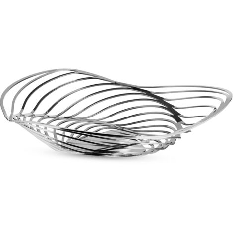 Alessi Trinity Obstschale, Silber