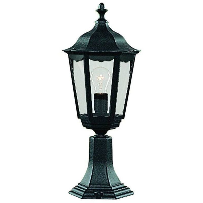 Alex - Lampada a piantana da esterno 1 Luce Nera IP44, E27 - Searchlight