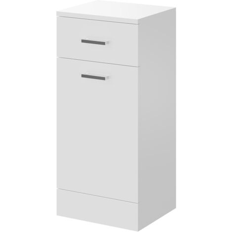 Alexander James Gloss White 350mm x 300mm Laundry Basket