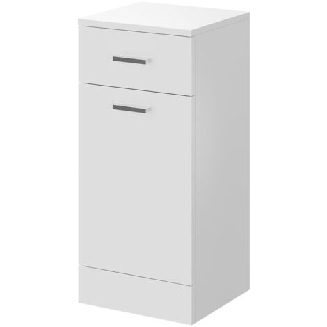 Alexander James Gloss White 350mm x 330mm Laundry Basket