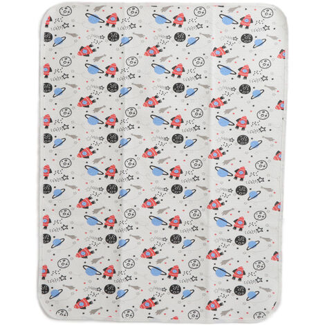 Alèze imperméable en coton épais 70x90 cm, lavable pour bébé et personnes âgées