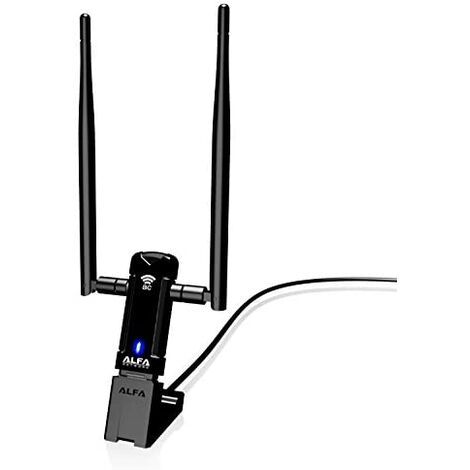 Antenna Wifi 12dbi, antenna Wifi a lungo raggio ad alto guadagno dual band  2.4G / 5G con connettore Rpsma per Wi