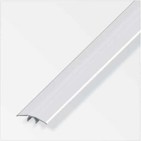 ALFER - 1mt - PROFILO DI COMPENSAZIONE LIVELLO 33MM IN ALLUMINIO ANODIZZATO - COLORE ARGENTO