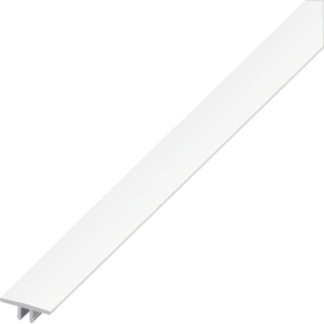 alfer Abdeckprofil 16,0 x 1000 mm weiß Profil Übergangsprofil Abdeckleiste