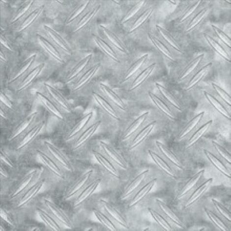 Alfer aluminium gmbh tÔle striÉe en aluminium 200 x 40 aluminium couleur naturelle 37155