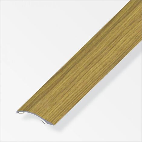 alfer Ausgleichsprofil 1 m, 38.5 x 7.5 mm Alu beschichtet sublimiert eiche Profil