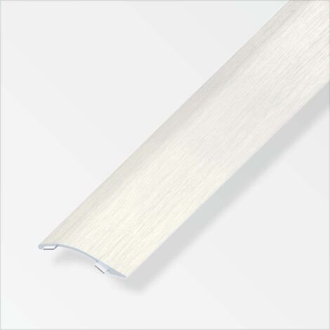 alfer Ausgleichsprofil 1 m, 38.5 x 7.5 mm Alu eloxiert Edelstahl Optik Übergangsprofile
