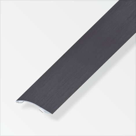 alfer Ausgleichsprofil 1 m, 38.5 x 7.5 mm Alu eloxiert gebürstet dunkelgrau Profil