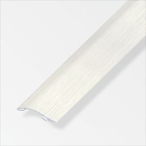 alfer Ausgleichsprofil 2 m, 38.5 x 7.5 mm Alu eloxiert Edelstahl Optik Profil