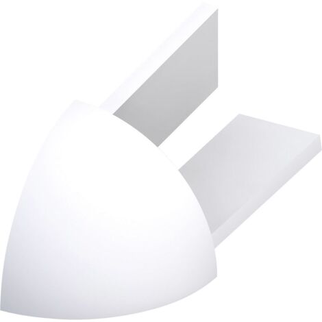 alfer Aussenecken 11.5 mm 11.5 mm PVC (Kunststoff) glatt brillantweiss Fliesenschienen