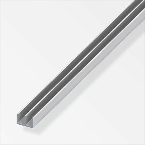 alfer Doppel-U-Profil 10 x 6 x 1000 mm U Schiene Profile