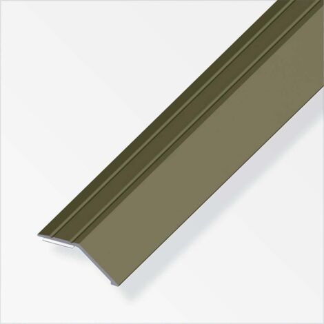 alfer Niveauausgleichs-Profil 1 m, 34 x 8 mm Aluminium eloxiert bronze Profil
