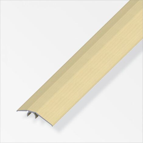 alfer Niveauausgleichs-Profil 1 m, 40 mm Alu beschichtet sublimiert ahorn Profil