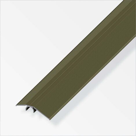 alfer Niveauausgleichs-Profil 1 m, 40 mm Aluminium eloxiert bronze Profil