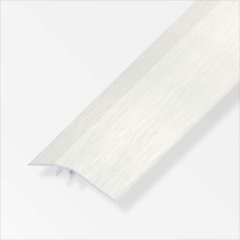 alfer Niveauausgleichs-Profil 1 m, 56 mm Alu eloxiert Edelstahl Optik Profil