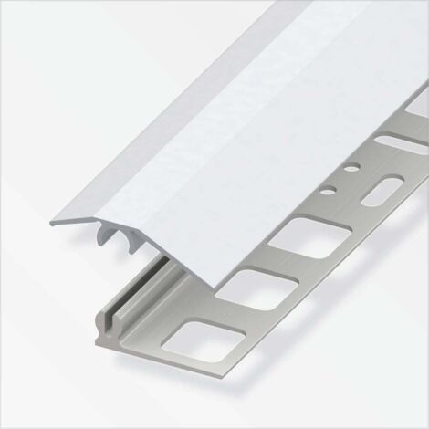 alfer Niveauausgleichs-Profil 2 m, 31 x 7 mm Aluminium eloxiert silber Übergangsprofil