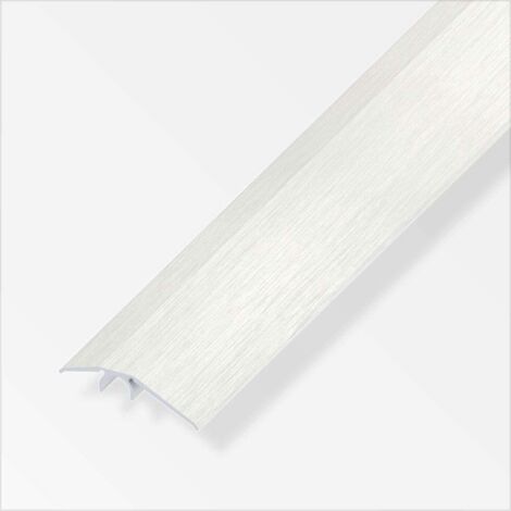 alfer Niveauausgleichs-Profil 2 m, 40 mm Alu eloxiert Edelstahl Optik Profil