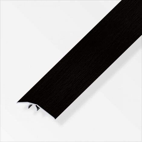 alfer Niveauausgleichs-Profil 2 m, 40 mm Alu eloxiert gebürstet schwarz Profil