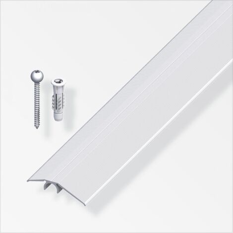 alfer Niveauausgleichs-Profil + Dübel-System 0.9 m, 40 mm, Alu, silber Metall- und Stahlprofile