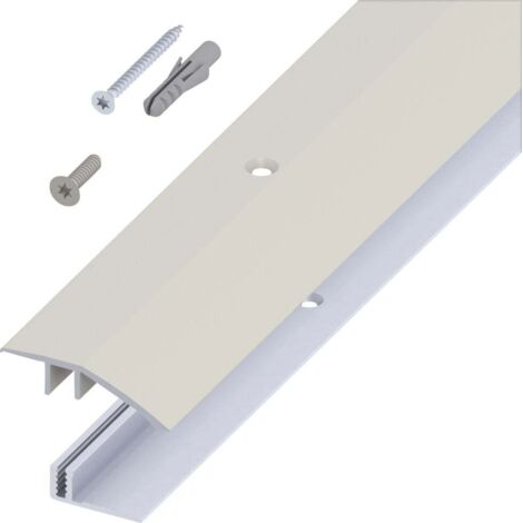 alfer Niveauausgleichs- Träger-Profil 1 m, 45 x 7 - 15 mm titan Profil