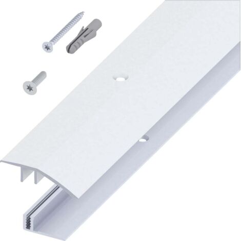 alfer Niveauausgleichs- Träger-Profil 2 m, 45 x 7 - 15 mm silber Profil