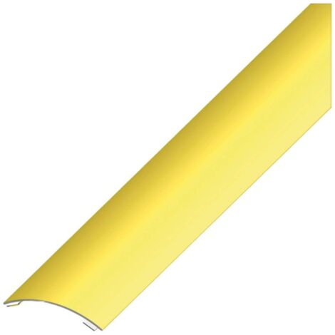 Alfer Profilo Coprigiunto Autoadesivo Ottone Massiccio Mm. 30X3 Mt. 1 - 5 Pz