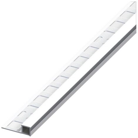 Alfer PROFILO QUADRATO CHIUSO JOLLY ALLUMINIO Argento Cromato mm. 12,5x2,5 mt. 5 PZ