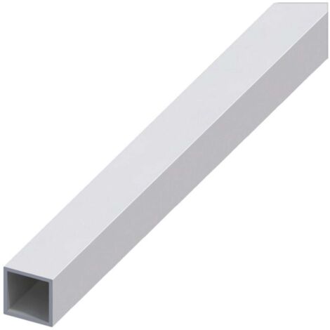 Alfer Profilo Tubo Quadrato Alluminio Argento Satinato Mm. 20X20X1 Mt. 1 - 5 Pz
