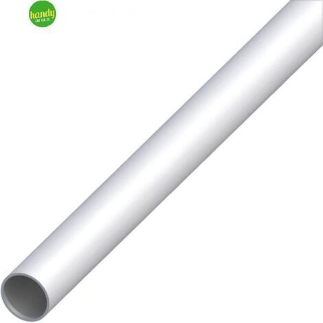 Alfer Profilo Tubo Tondo Alluminio Argento Satinato Ø Mm. 25X1 Mt. 1 - 5 Pz